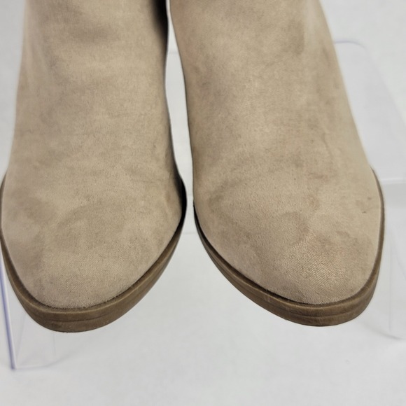 Dolcetta Jordan Womens 7.5 Snakeskin Ankle Boot Casual High Heeled Booties Vegan - Picture 6 of 12